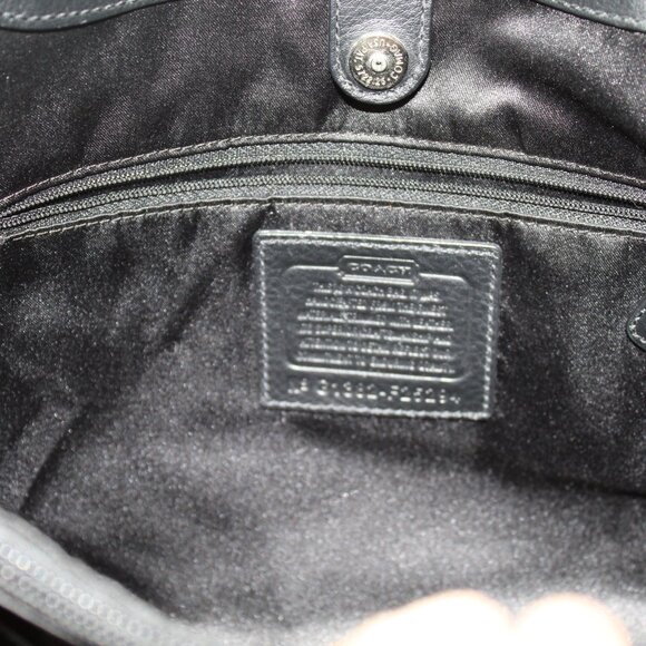 Black Coach Campbell Signature Carryall Purse - LIKE NEW - Picture 7 of 14